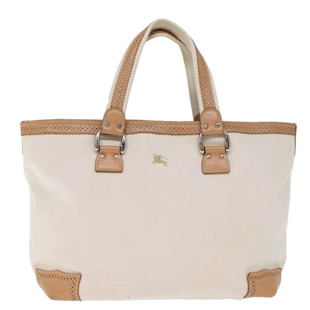 Burberry Blue Label Canvas Beige Canvas Tote Bag Bag